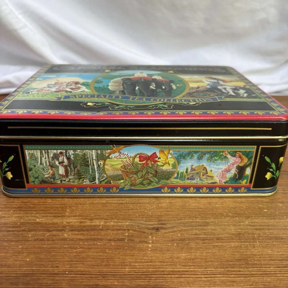 Vintage Celestial Seasonings Specialty Tea Collection Tin 1990s